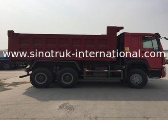 Commercial Dump Truck SINOTRUK HOWO ZZ3257N3447A Single Berth For Mining