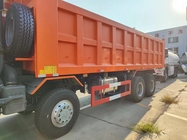 400 л.с. Оранжевый грузовик RHD 6×4 10 колес Высокая лошадиная мощность