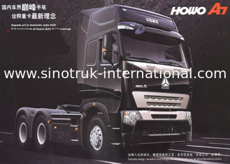 SINOTRUK HOWO Semi Trailer A7 Head Tractor With Air Conditioner