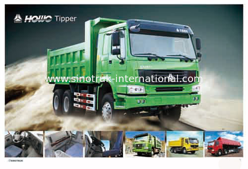 Тележка сброса SINOTRUK Tipper HOWO 10wheels LHD 371HP 25tons 10-25CBM ZZ3257N3847A