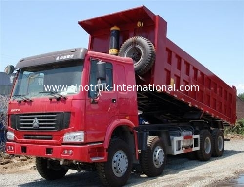 Тележка сброса 371HP Tipper SINOTRUK HOWO 8X4 LHD 31tons 20-30CBM ZZ3317N3867W