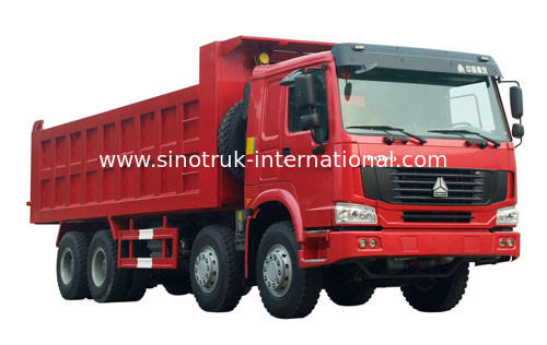 Тележка сброса 371HP Tipper SINOTRUK HOWO 8X4 LHD 31tons 20-30CBM ZZ3317N3567W