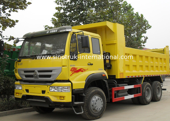 Принц 6X4 LHD 290HP 25-30tons ZZ3251M3241W тележки сброса SINOTRUK Tipper золотистый