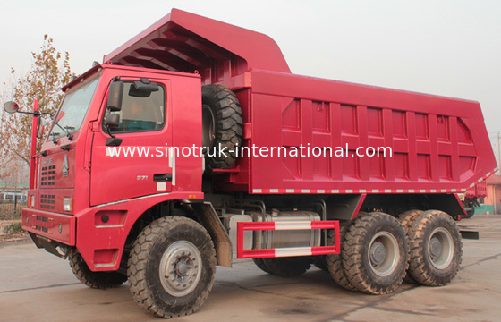 Тележка сброса SINOTRUK Tipper HOWO 70 минируя LHD 6X4 371HP 70tons ZZ5707S3840AJ