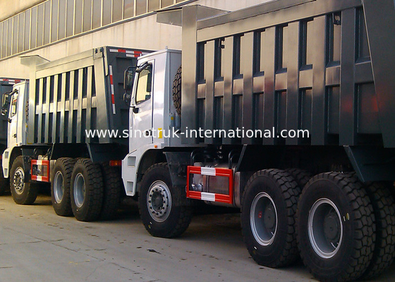 Тележка сброса LHD минирования SINOTRUK HOWO70 10Wheels 371HP 70 тонн ZZ5707S3840AJ