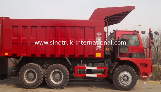 Тележка сброса LHD минирования SINOTRUK HOWO70 10Wheels 371HP 70 тонн ZZ5707S3840AJ
