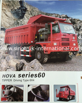 Покрашенная тележка Tipper тележки сброса SINOTRUK HOWO 6x4/HOWO для минировать