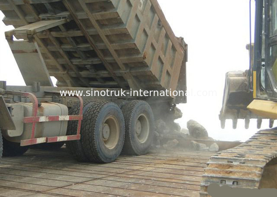 Тележка сброса Tipper двигателя D12.42 420HP, тележка сброса 6X4 10 Уилеров