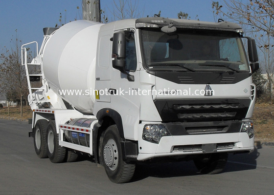 тележка 9CBM конкретного смесителя 336HP 6X4 LHD A7, износоустойчивый смеситель тележки цемента бака