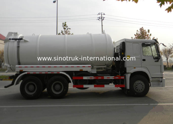 Тележка 6X4 Euro2 290HP нечистот вакуума большой емкости сверхмощная, ISO