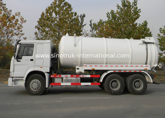 Тележка 6X4 Euro2 290HP нечистот вакуума большой емкости сверхмощная, ISO