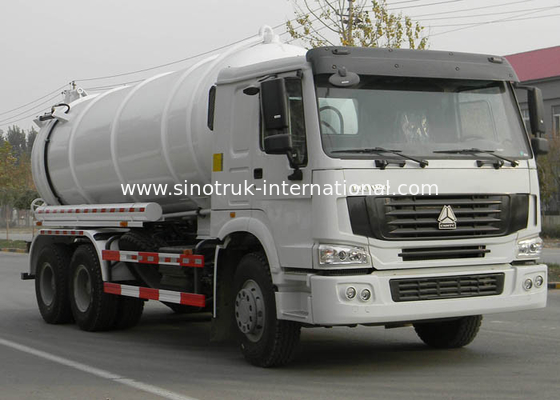 Тележка 6X4 Euro2 290HP нечистот вакуума большой емкости сверхмощная, ISO
