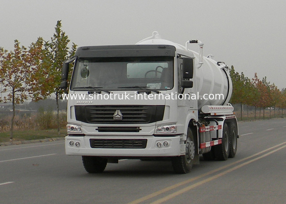 Тележка всасывания нечистот вачуумного насоса, тележка 18CBM LHD 336HP чистки септического бака