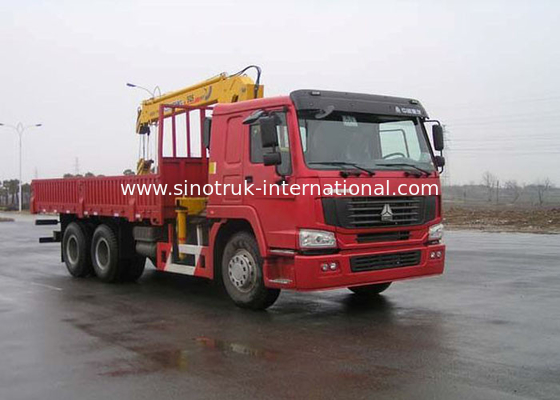 Тележка SINOTRUK установила оборудование кранов 12 тонны XCMG для поднимать 6X4 290HP