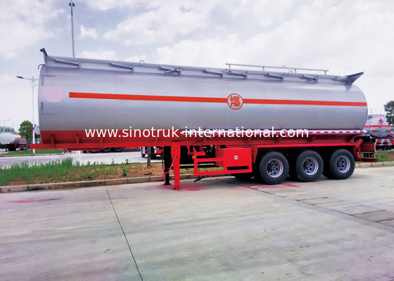 Смажьте носить Semi тележку трейлера, 55 тонн тележки нефтяного танкера Mn 60cbm стальной