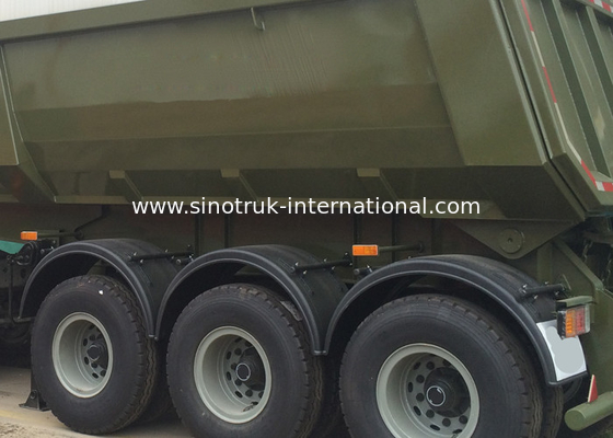 Конструкции дела тележка трейлера Semi, 3Axles наклоняя ригидность тележки трейлера высокую