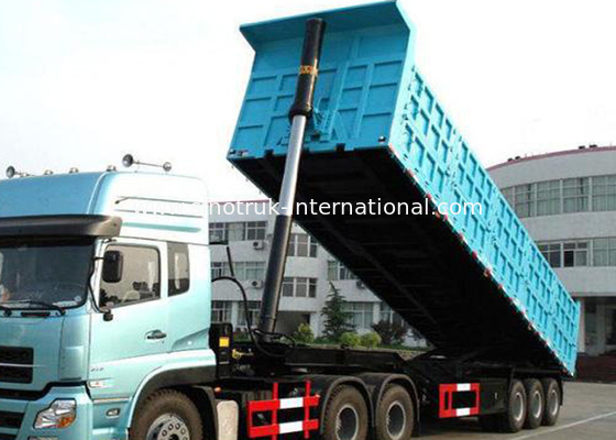 Гидровлическая Tipper тележка трейлера Semi 80 тонн 25-45CBM для перехода груза