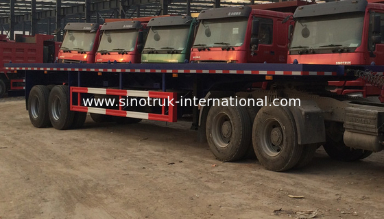 Контейнер нося планшетные Semi цапфы тележки трейлера 3 30-60 тонн 13m