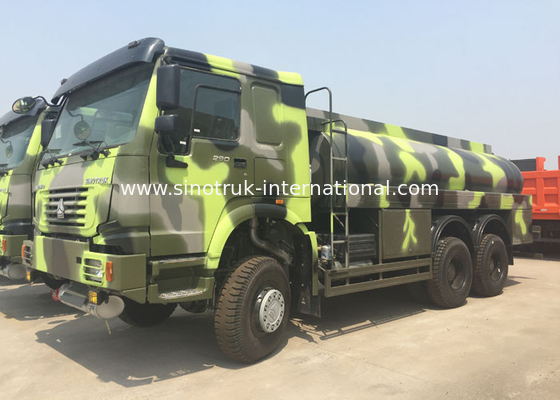 тележка топливозаправщика 16 топлива 336HP HOWO воинская - тележки перевозки сырой нефти 25CBM