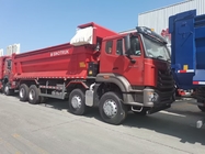 Sinotruk Hohan ((New howo) Дамп-грузовик с наклоном N7 8 × 4 12 колес 380hp Lhd или Rhd с брезентом контейнера типа U