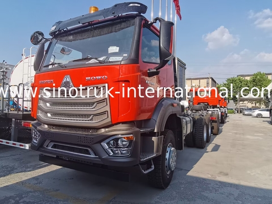 Sinotruk Новый Howo Tipper Dump Truck Шасси Weichai Двигатель 6 × 4 LHD Оранжевый цвет
