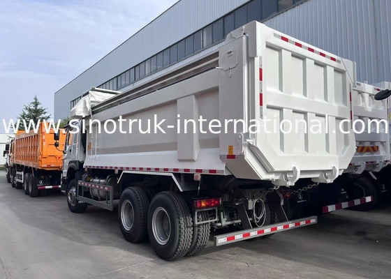Sinotruk Howo Tipper Dump Truck 400hp 6 × 4 U-образный поддонык с автоматической брезентой