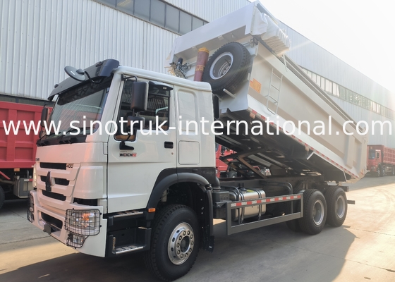 Sinotruk Howo Tipper Dump Truck 400hp 6 × 4 U-образный поддонык с автоматической брезентой