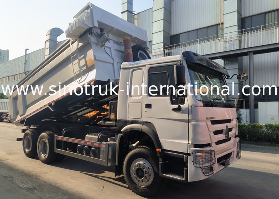 Sinotruk Howo Tipper Dump Truck 400hp 6 × 4 U-образный поддонык с автоматической брезентой