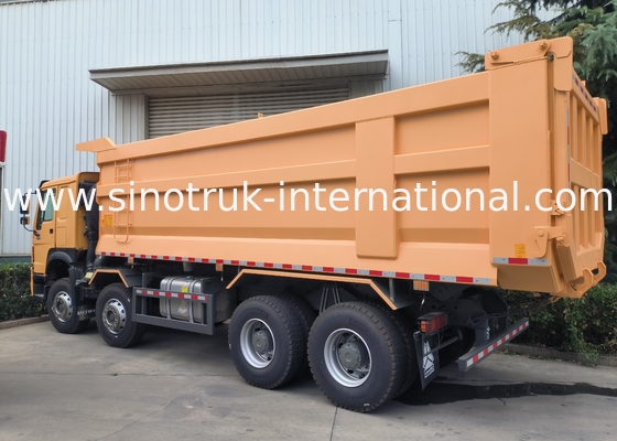 Sinotruk Howo Дэмпер Дэмпер 8 × 4 Lhd 12 колес U-образный корпус Euro 2