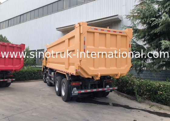 Sinotruk Howo Дэмпер Дэмпер 8 × 4 Lhd 12 колес U-образный корпус Euro 2