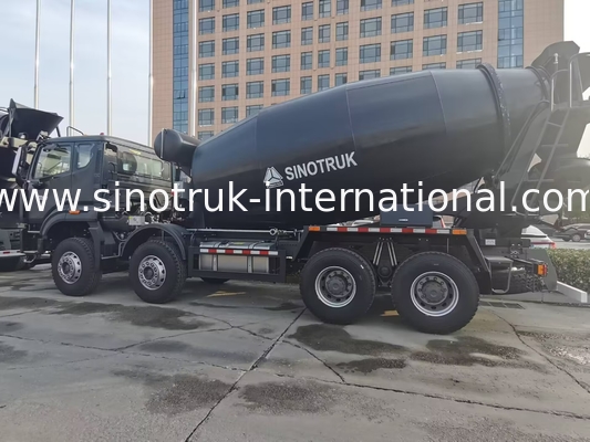 Новый HOWO HOHAN SINOTRUK Бетономеситель Черный 10CBM 380HP 8X4 RHD