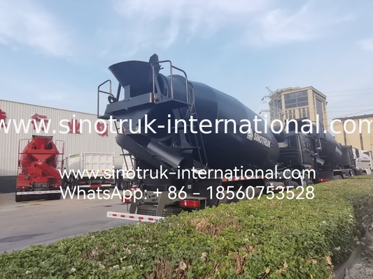 Новый HOWO HOHAN SINOTRUK Бетономеситель Черный 10CBM 380HP 8X4 RHD