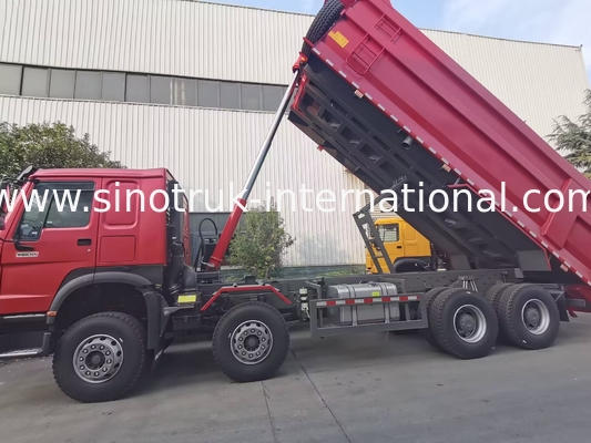 HOWO 12 колес Sinotruk 8X4 Дэмп-Трук 400hp Для добычи полезных ископаемых Контейнер типа LHD U