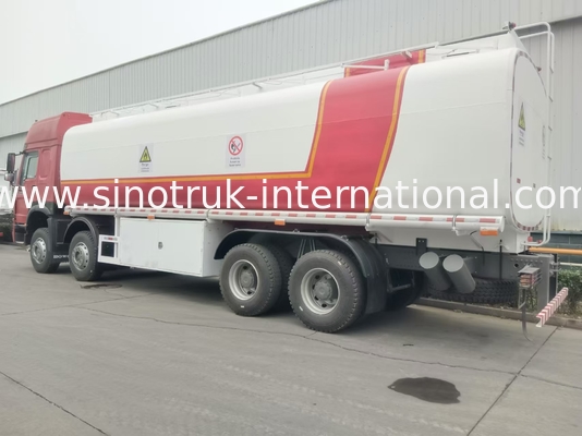 SINOTRUK HOWO Красный бензобак 400 л.с. 8×4 12 колес высокая вместимость