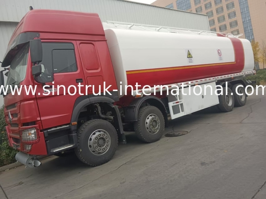 SINOTRUK HOWO Красный бензобак 400 л.с. 8×4 12 колес высокая вместимость