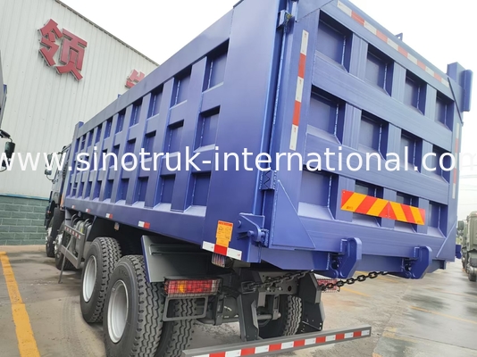 8X4 Blue Tipper Dump Truck 380hp 12 колес Белый H77L ZZ3317V3567B1 Тип U