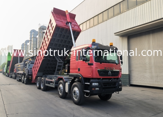 8 × 4 Lhd 12 колес Sinotruk Tipper 400hp Евро 2