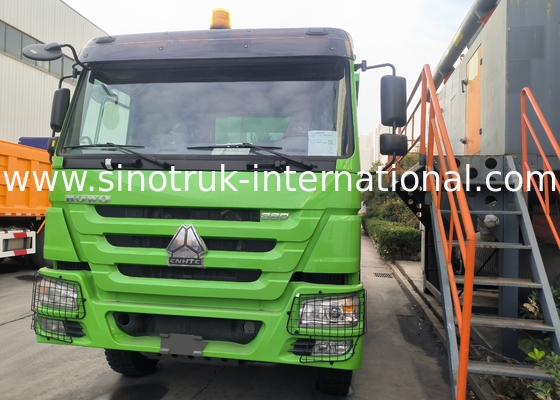 Sinotruk Howo Tipper Dump Truck 380hp 6 × 4 U Форма грузового кузова Зеленый цвет