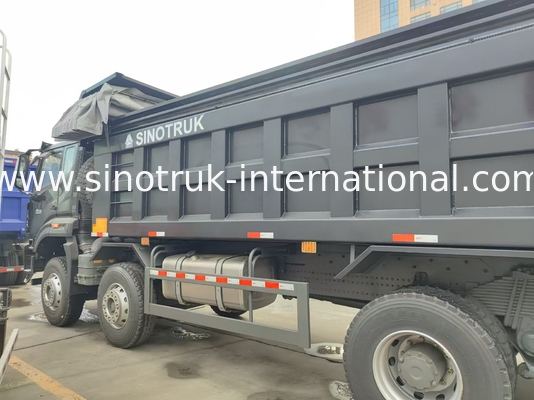 HOWO NX 380HP RHD Черный свертывающий грузовик с брезентом