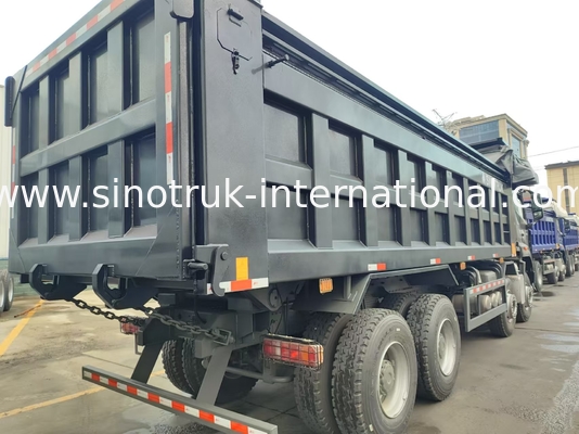 HOWO NX 380HP RHD Черный свертывающий грузовик с брезентом