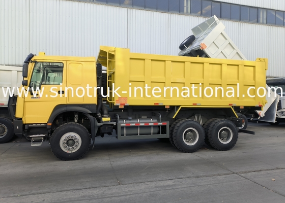 Sinotruk Howo Tipper Dump Truck 6 × 4 Lhd 10 колес 20CBM грузовой коробки Горные шины