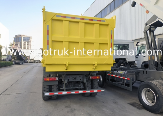 Sinotruk Howo Tipper Dump Truck 6 × 4 Lhd 10 колес 20CBM грузовой коробки Горные шины