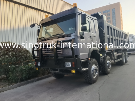 Двигатель с наклоном Sinotruk Hohan 400hp 10 колес Lhd 40 тонн 20-30cbm ZZ3317N356JB1 серый