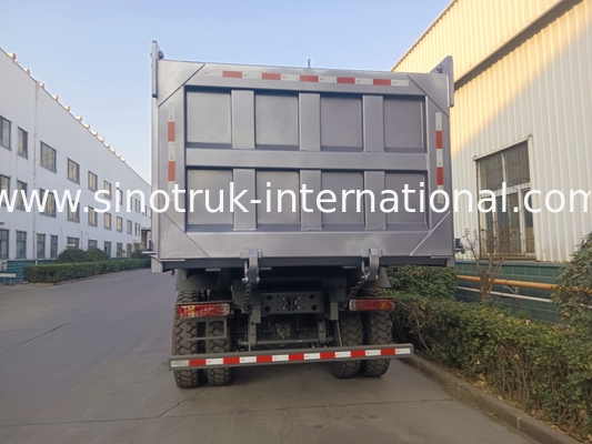 Двигатель с наклоном Sinotruk Hohan 400hp 10 колес Lhd 40 тонн 20-30cbm ZZ3317N356JB1 серый
