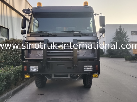 Двигатель с наклоном Sinotruk Hohan 400hp 10 колес Lhd 40 тонн 20-30cbm ZZ3317N356JB1 серый