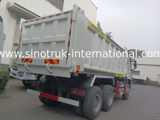 30-40 тонн RHD 10 колесный свертывающий грузовик SINOTRUK Haohan для строительства Белый