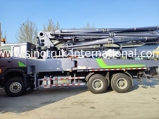 Высокопоставленный мастер HOWO 380HP Smart Pump Truck ≈ 52m Boom 6x4 Traction для непревзойденного вертикального разлива