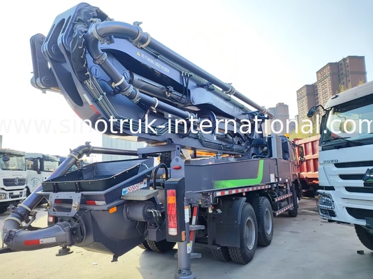 Высокопоставленный мастер HOWO 380HP Smart Pump Truck ≈ 52m Boom 6x4 Traction для непревзойденного вертикального разлива