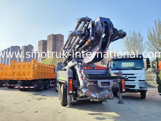 Высокопоставленный мастер HOWO 380HP Smart Pump Truck ≈ 52m Boom 6x4 Traction для непревзойденного вертикального разлива