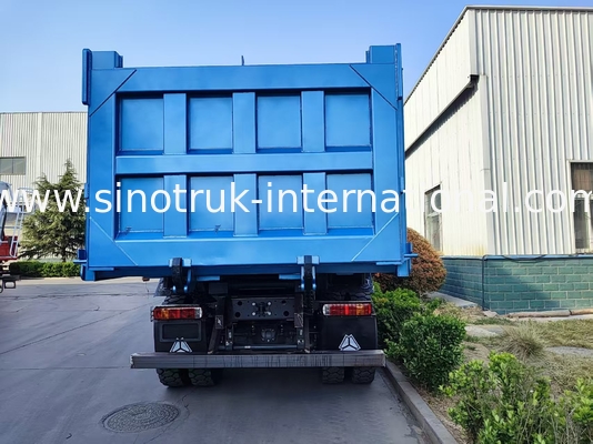 Увлекательный голубой HOWO 8×4 380HP 26.91CBM Дамп-Трак, где сила встречает точность в каждой нагрузке!